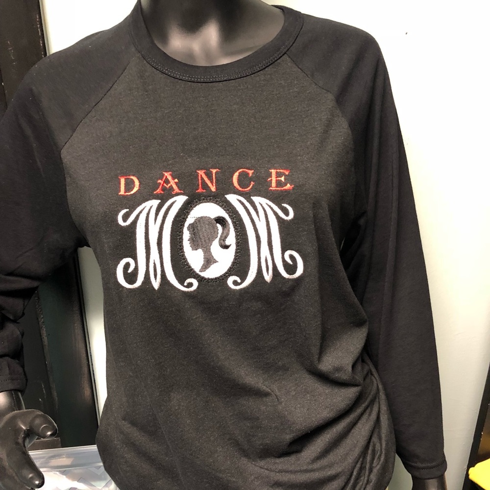Dance mom baseball tee